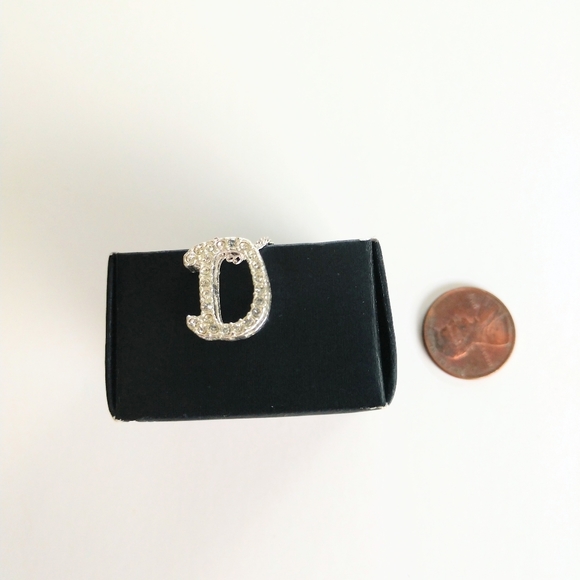 Necklace Initial D Silver Valentines Christmas Birthday Gift - Picture 3 of 12